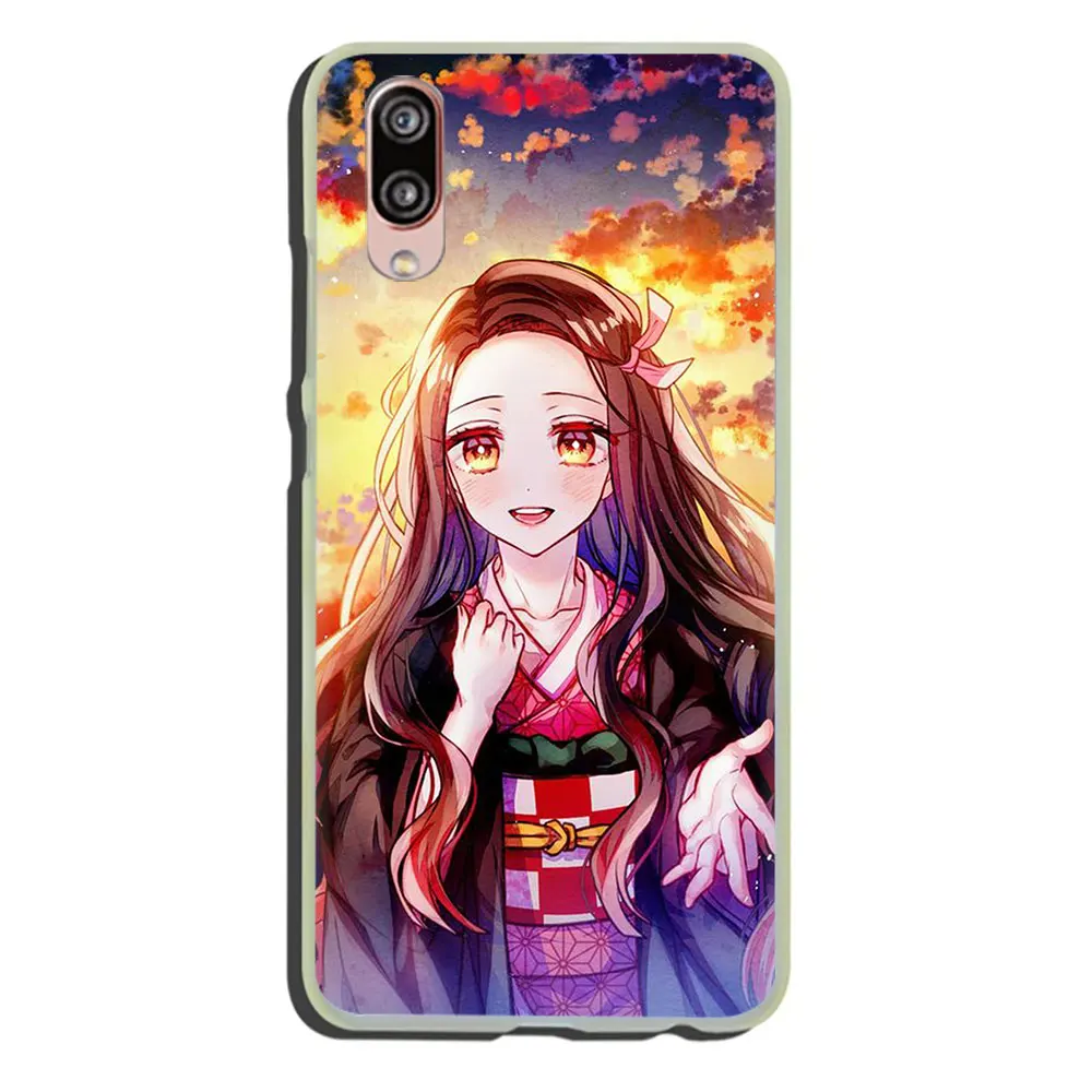 H5 Аниме Demon Slayer Kimetsu no Yaiba жесткий чехол для телефона huawei P30 P20 P8 P9 P10 Plus Lite Mini Pro smart - Цвет: H5