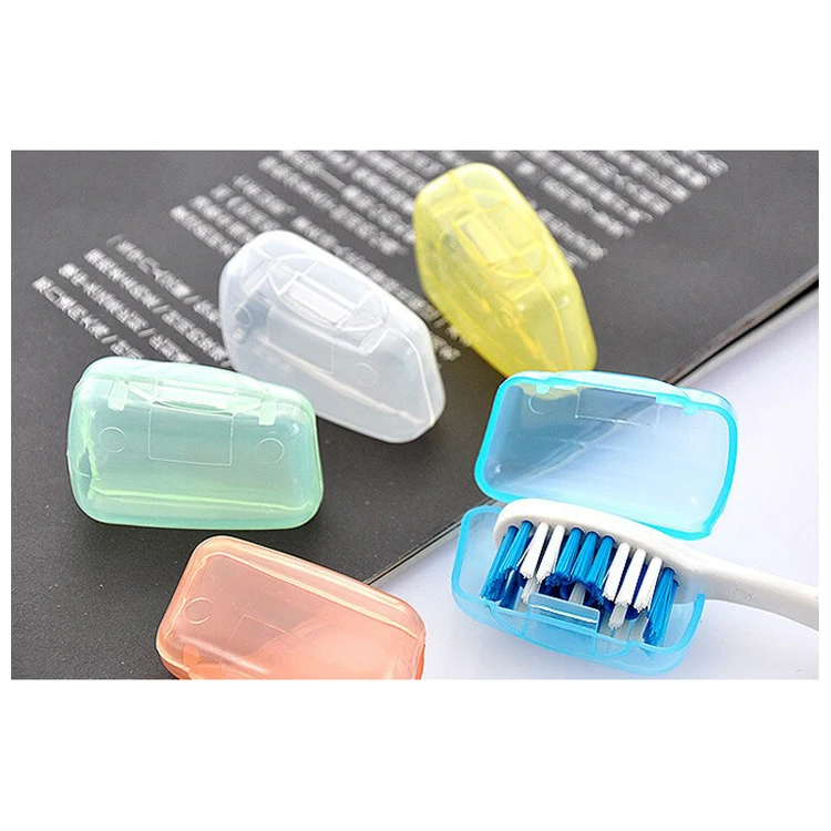 10 Pcs Portable Brushes Cap Cases Covers Toothbrush Holder Home World Tourism Camping (Random Color) | Красота и здоровье