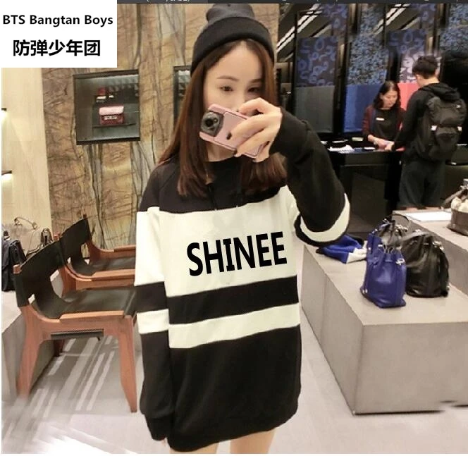 Новая мода KPOP SHINee ONew Jong Hyun KimKibum Min Ho Taemin модный свитер хлопковые толстовки с капюшоном в подарок