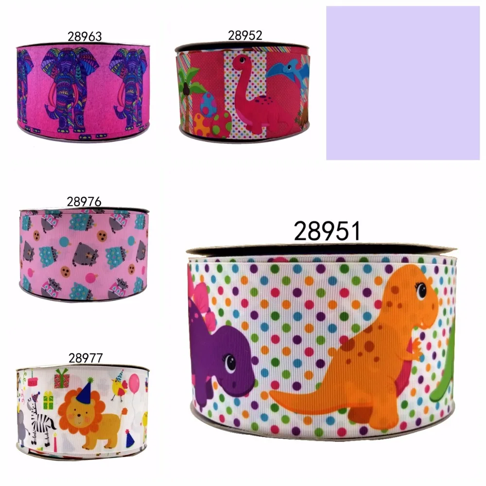 50 двор мультфильм печатных grosgrain ленты 28951
