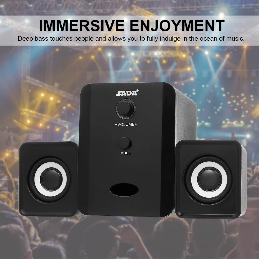 Проводной USB динамик s Bluetooth колонка с подключением к ПК комбинированная