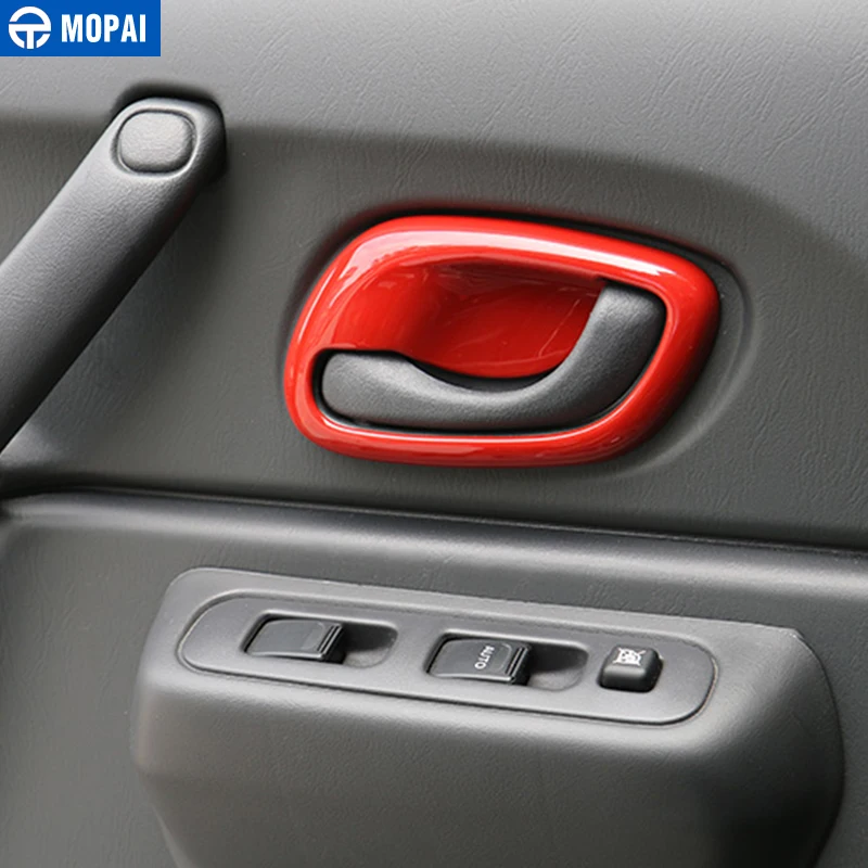 Автомобильные наклейки MOPAI для Suzuki jimny 2007, автомобильные внутренние дверные ручки, декоративные крышки для Suzuki, аксессуары для jimny