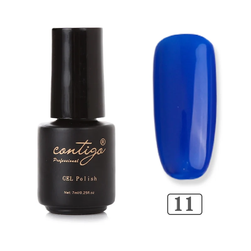 Contigo красный цвет серии УФ-гель для ногтей Vernis Полупостоянный УФ Led Замачивание гель Лак яркий модный дизайн ногтей лак - Цвет: 11