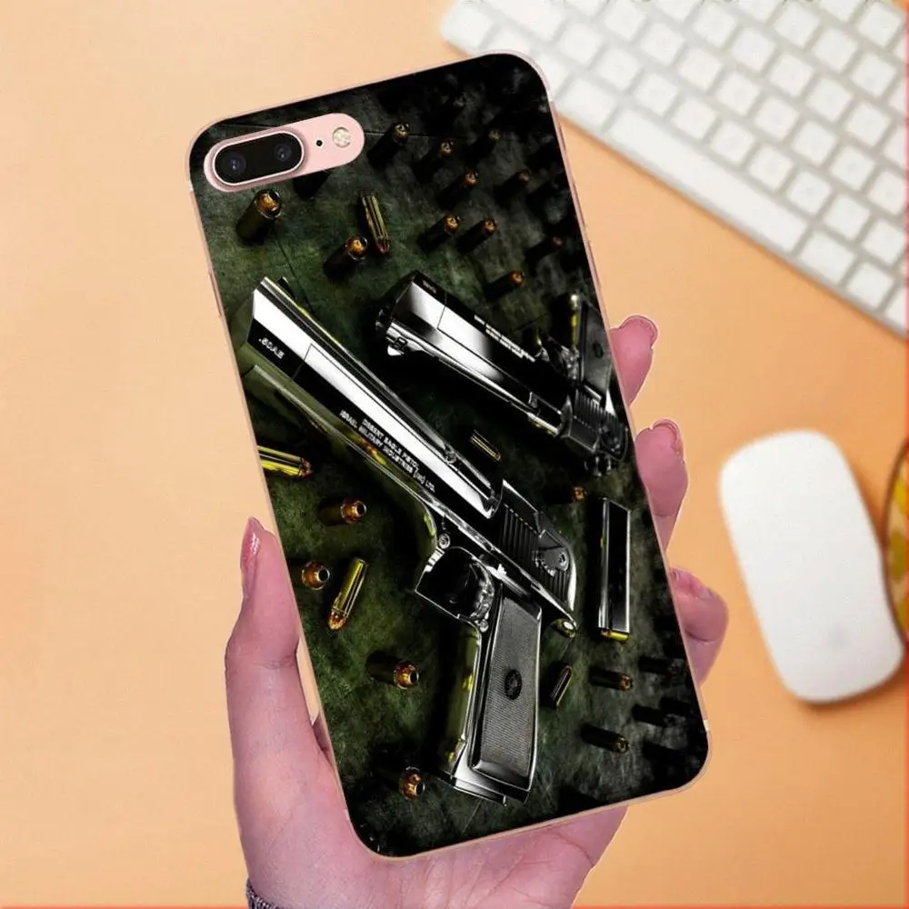 TPU Top Selling For Samsung Galaxy Note 5 8 9 S3 S4 S5 S6 S7 S8 S9 S10 mini Edge Plus Lite Army Sniper Rifle Pistol | Мобильные