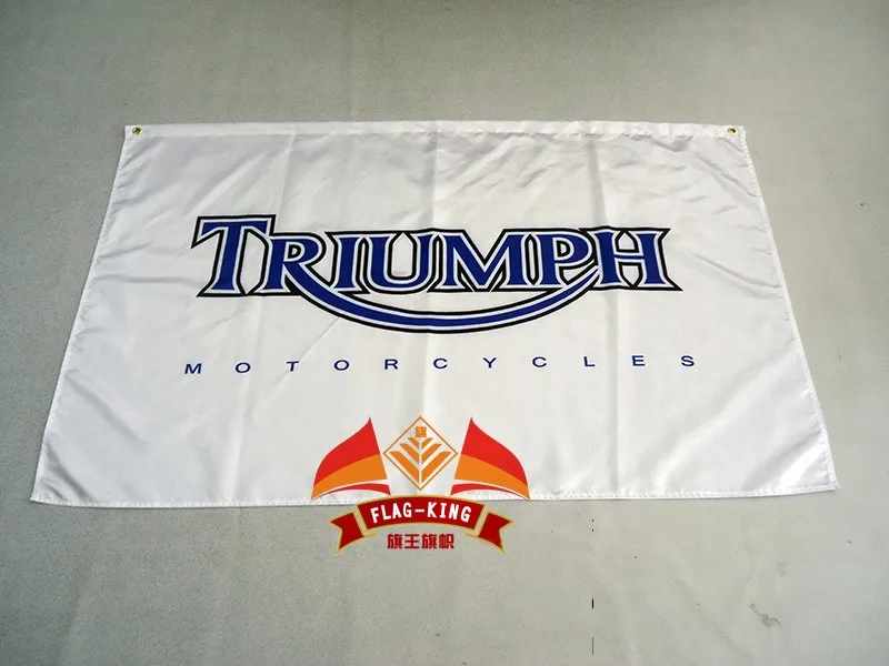 Флаг двигателя triumph можно напечатать по индивидуальному заказу размер 90 х150 см 100%