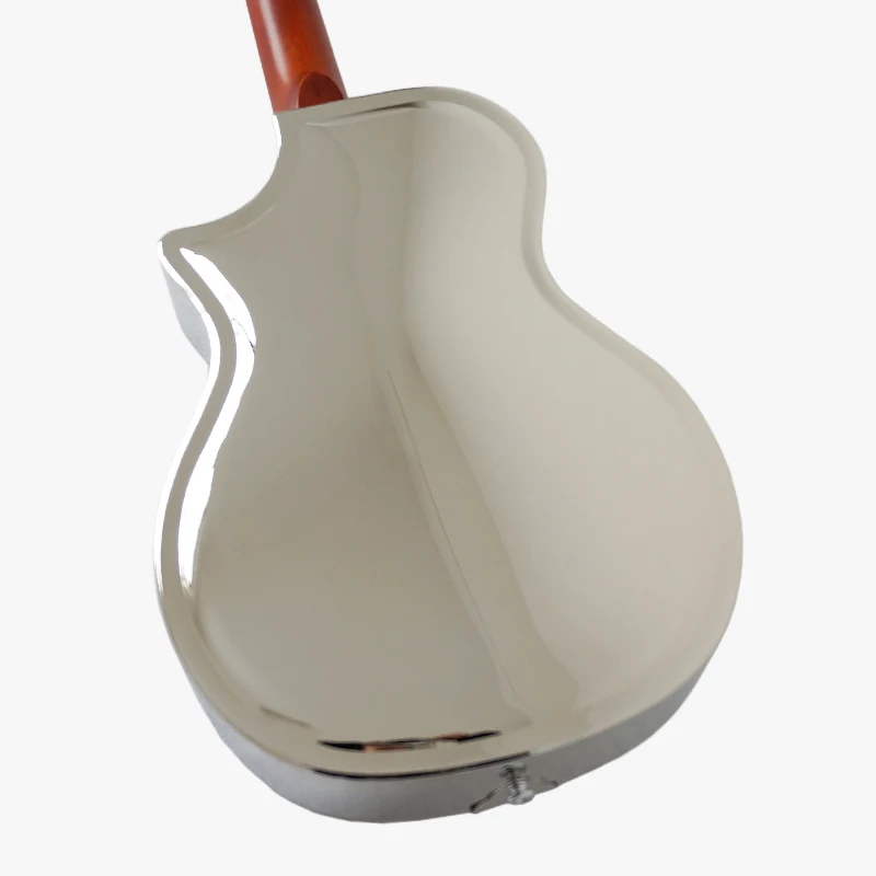 Aiersi бренд Cutway Bell латунь Электрический Dobro салон резонатор гитары с бесплатным Чехол и ремень