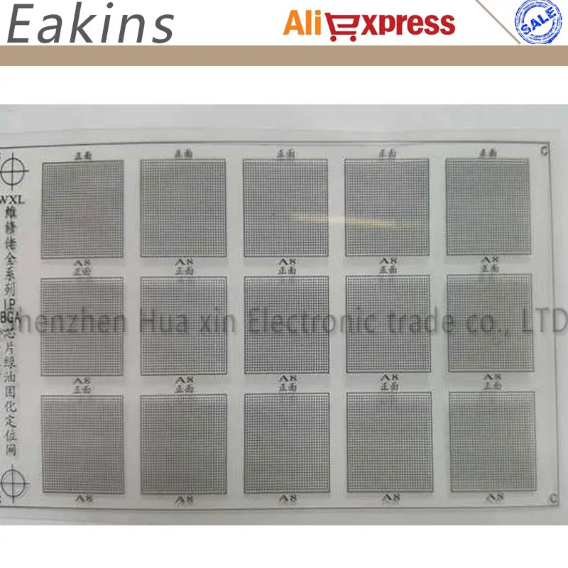 12 шт./компл. механический Efix IP BGA трафарет для ремонта IPhone X IPad NAND Flash Power Touch IC Chip