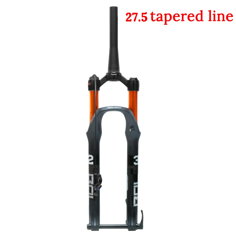 27.5er Tapered Line MTB вилка 100 мм Травер 32 RL 29er дюймовая подвеска вилка, замок прямой конический через ось QR быстроразъемный для велосипеда аксессуары - Цвет: 27.5er Tapered Line