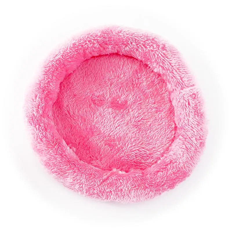 Hot Pink Новинка, маленькая морская кровать хомяка, домик, зимняя теплая белка, ежик, кролик, Шиншилла, коврик для кровати, гнездо для дома, аксессуары для хомяка - Цвет: Hot Pink