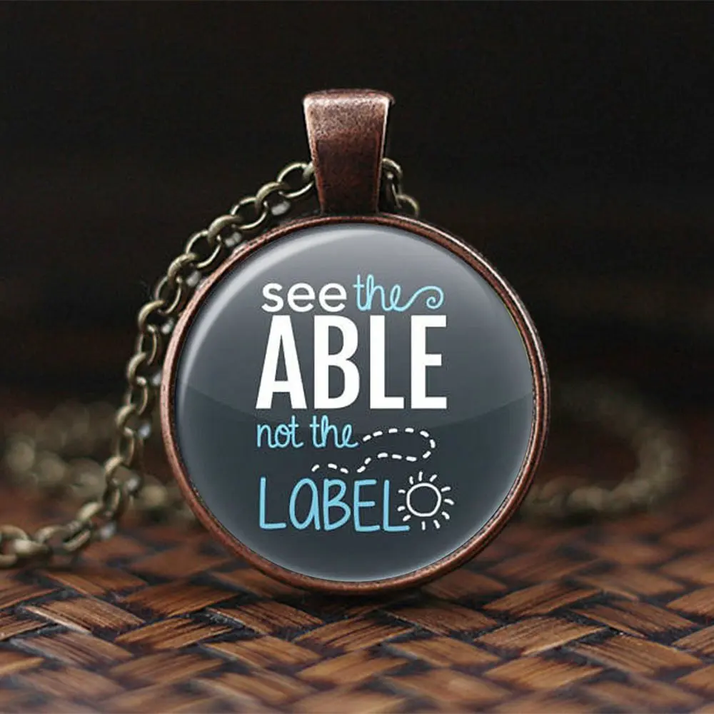 Not Today Сатан ожерелье с цитатой юбилей подарок модный стиль стеклянные купольные