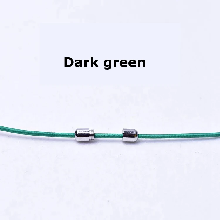 Dark green 1 пара эластичных запирающих шнурков, круглые шнурки без завязок, шнурки для обуви для детей и взрослых, быстро скользящие кроссовки, шнурки для обуви, шнурки для обуви, шнурки, 25 цветов - Цвет: Dark green