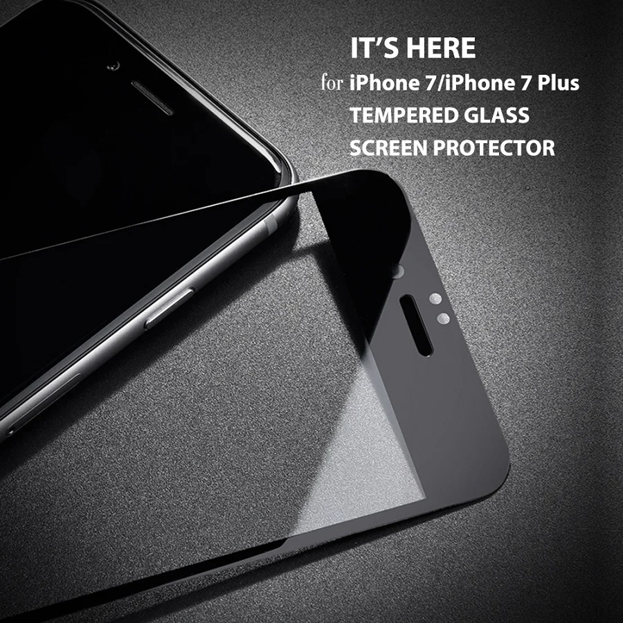 G.D.SMITH Full Cover Tempered Glass Screen Protector For iPhone 7 Plus Explosion Proof Film With Package 2017 New | Мобильные