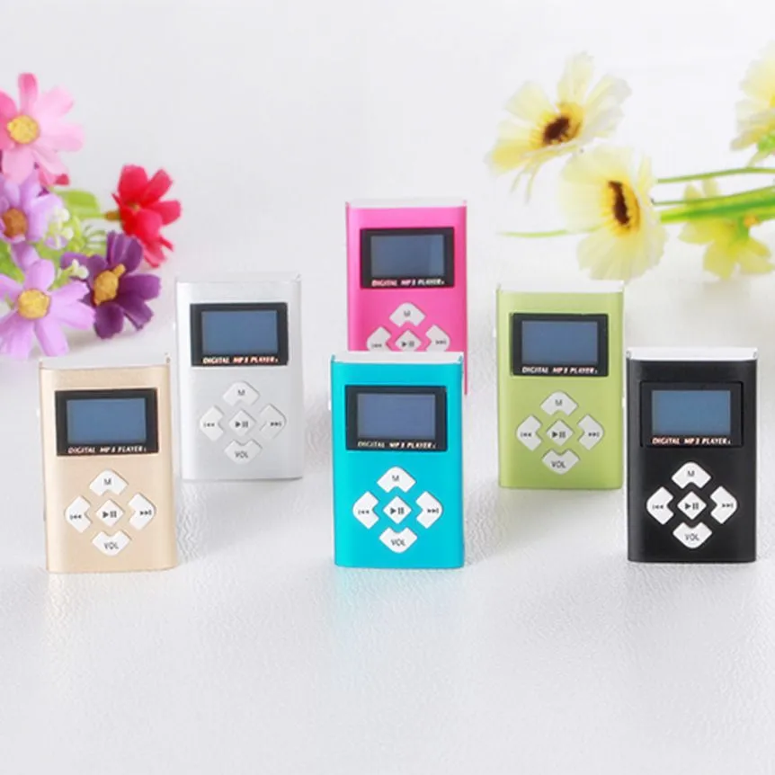 Мини mp3 плеер Mosunx 2019 USB ЖК экран поддержка 8 Гб Micro SD TF карт MP3 музыка Прямая