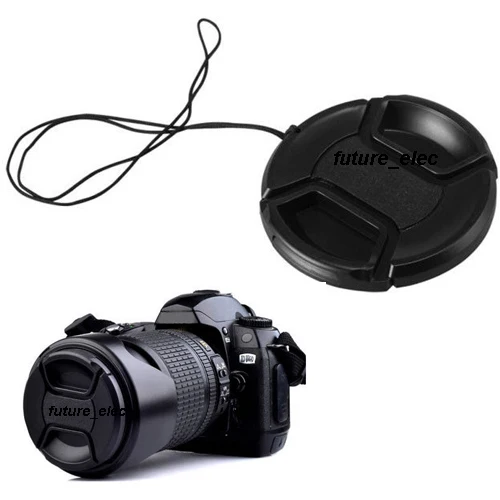 43 мм центральный зажим защелкивающаяся передняя крышка объектива искусственная