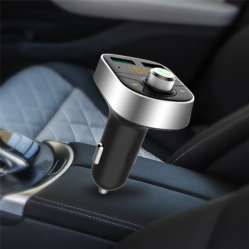 Беспроводной автомобильный fm трансмиттер Bluetooth Car Kit FM модулятор Hands free