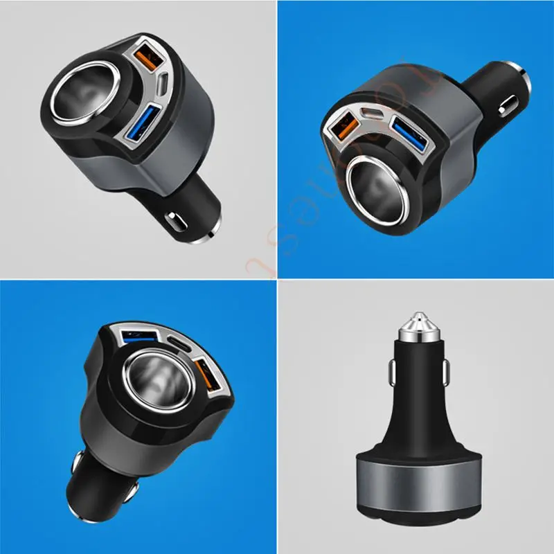 Быстрое Автомобильное зарядное устройство usb type C, мини QC 3,0, USB адаптер, быстрое зарядное устройство для iPhone, samsung, Xiaomi, мобильное автомобильное USB зарядное устройство