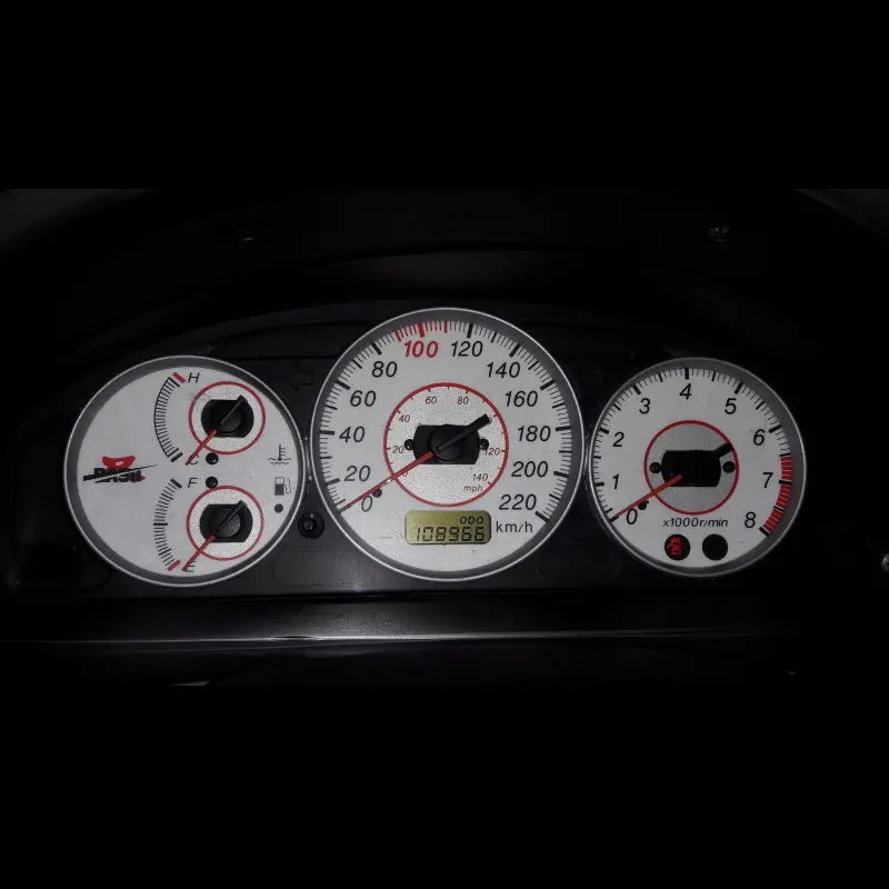 DASH EL свечение Калибр для Mazda Premacy 323 MK8 Lynx Lacer Tierra 1998 2003 полное свечение синий зеленый обмен