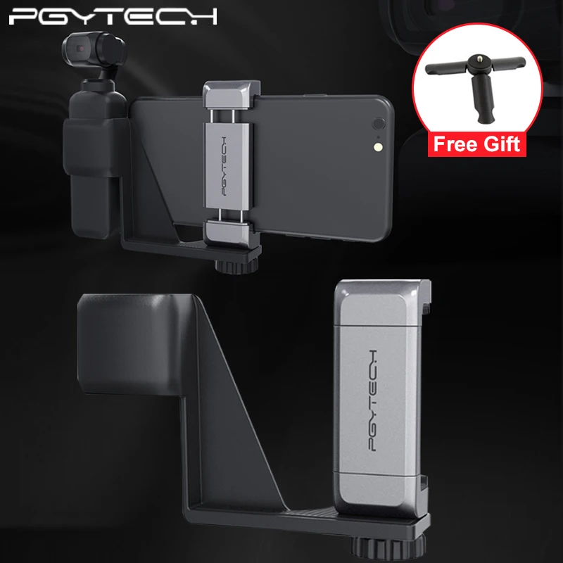 

IN Stock! PGYTECH Smartphone Holder Mount Bracket For DJI OSMO Pocket Gimbal Smartphone Fixed Stand Accessories