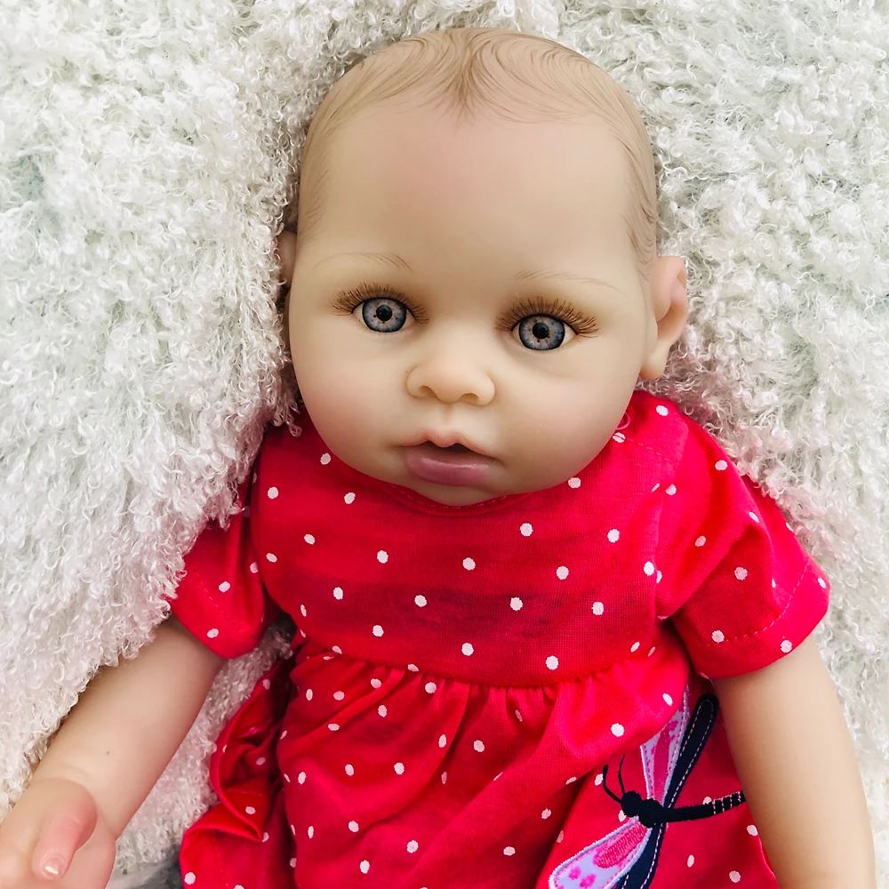 

45 см bebes reborn corpo de silicone inteiro Реалистичная девочка кукла может купаться Новорожденные куклы игрушки подарок bonecas