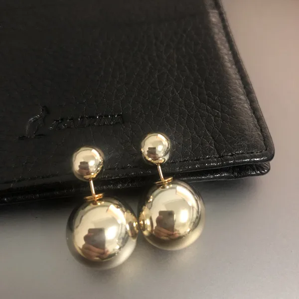 gold 11 Новые роскошные акриловые цветные блестящие Кристальные серьги, большие жемчужные серьги-гвоздики, серьги с резиновыми шариками и бусинами для женщин - Окраска металла: gold 11