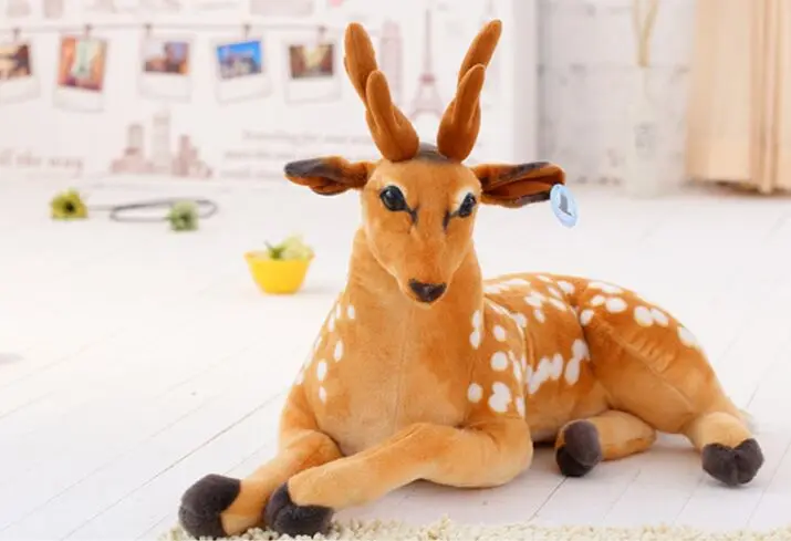 

stuffed plush toy about 60cm sika deer toy doll birthday gift w0898
