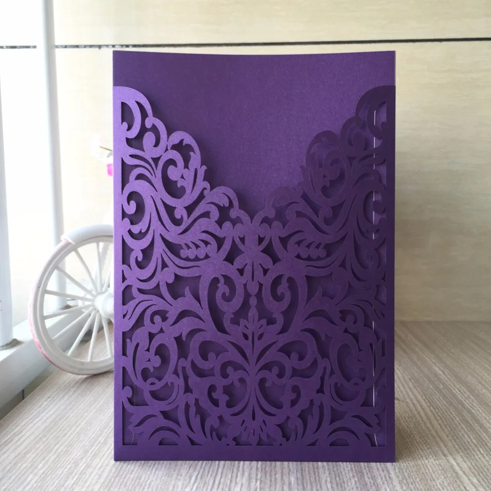 Приглашения карты название таблицы место Лазерная резка Свадебная вечеринка 50