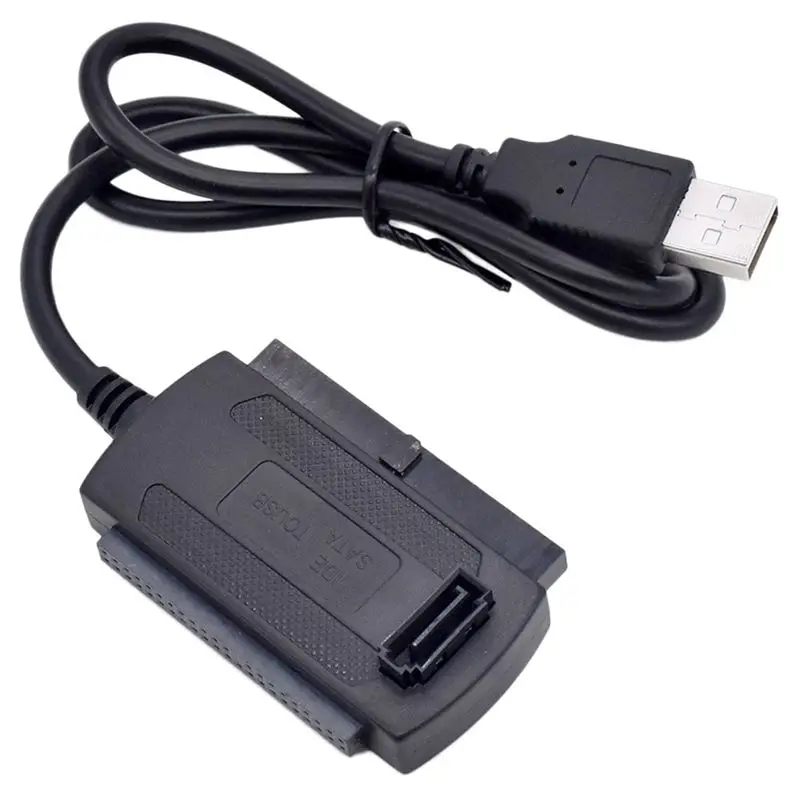 USB к IDE SATA три линии легкого привода usb2.0 Внешний жесткий диск Оптический приводной