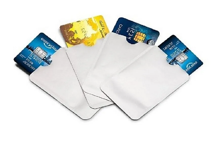 RFID блокировка алюминиевые рукава сумка для хранения защитная карта