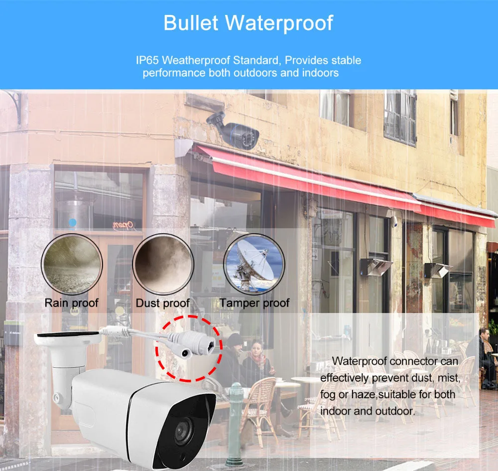 1080P POE NVR Kit 2.0MP HD камера видеонаблюдения системы безопасности IP P2P наружная система