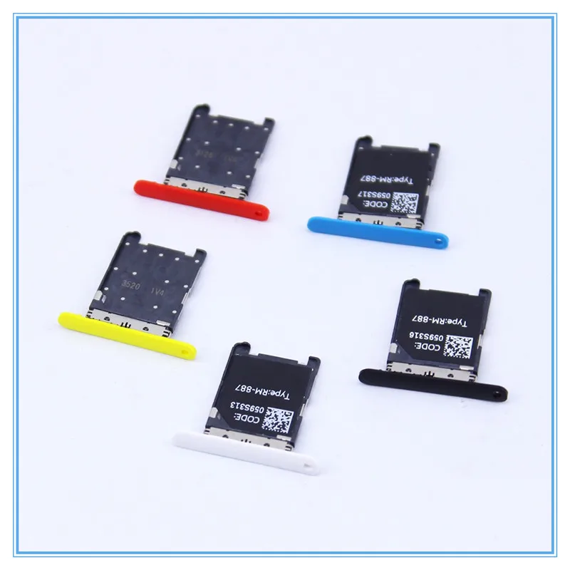 Оригинальный слот для sd карты лоток + sim Holderfor Nokia Lumia 720 N720 запасные части на