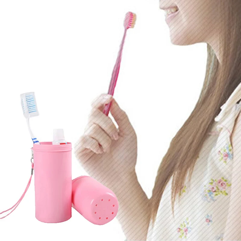 Портативная походная коробка для зубных щеток чехол держатель путешествий