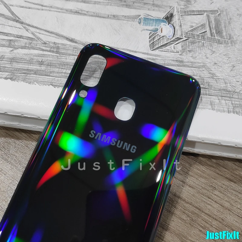 Заменить Батарея Обложка для SAMSUNG Galaxy A40 SM-A405F A405 SM-A405F задняя Батарея крышка Дверь задняя Корпус чехол