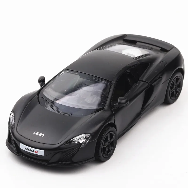 Литая под давлением модель 1/36 года автомобильный светильник Mclarens 650S матовый
