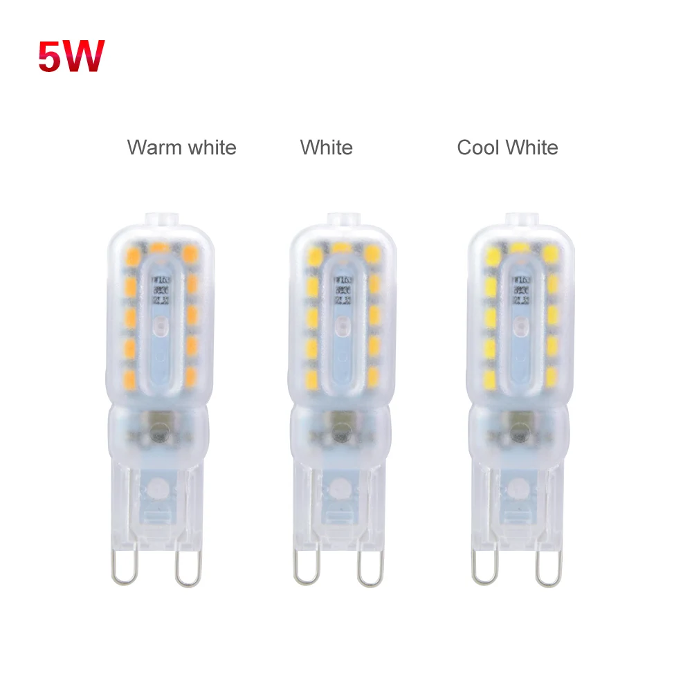 Светодиодсветильник мини лампа G9 SMD2835 3 Вт 5 светодиодная 220 В 230 240 В|g9 220v|g9 energy efficient