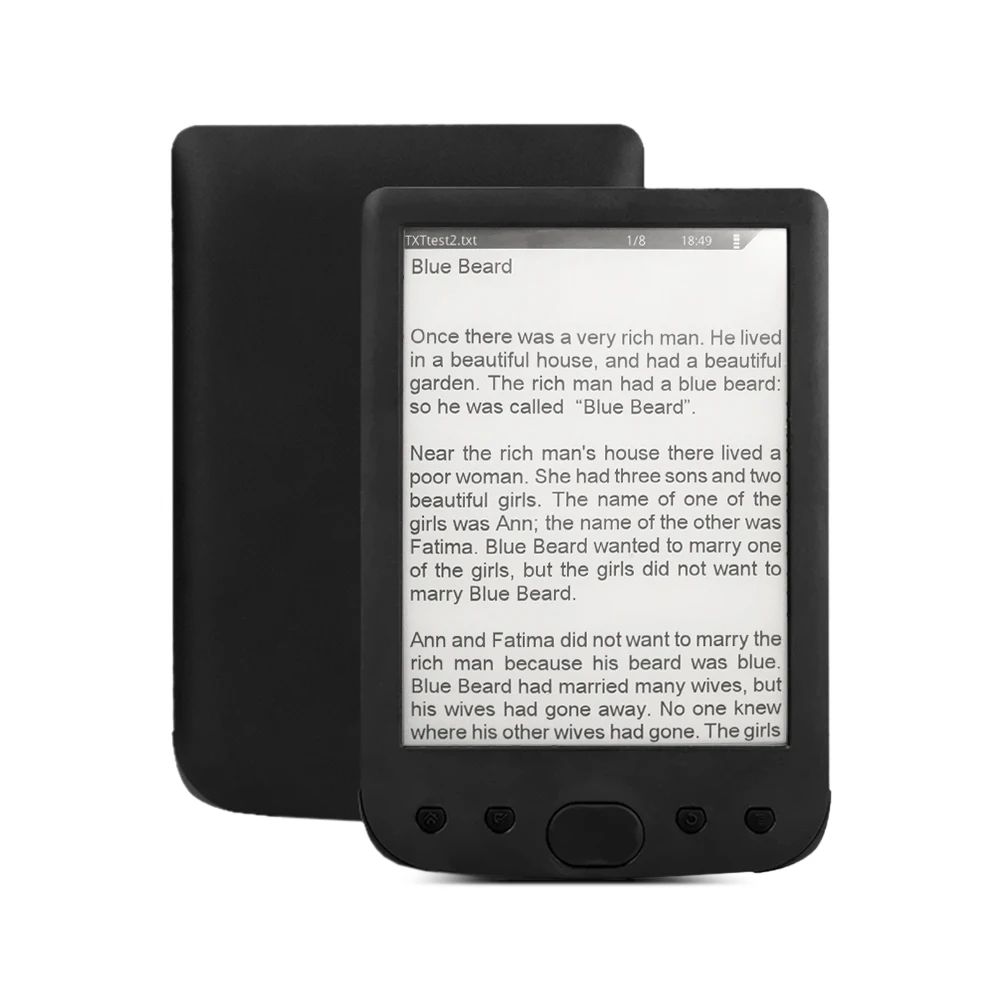 BK-6025 6 дюймов электронная книга e-ink дисплей электронная книга читатель электронная книга читалка Встроенная память 8 ГБ с USB кабелем PU Обложка подарок