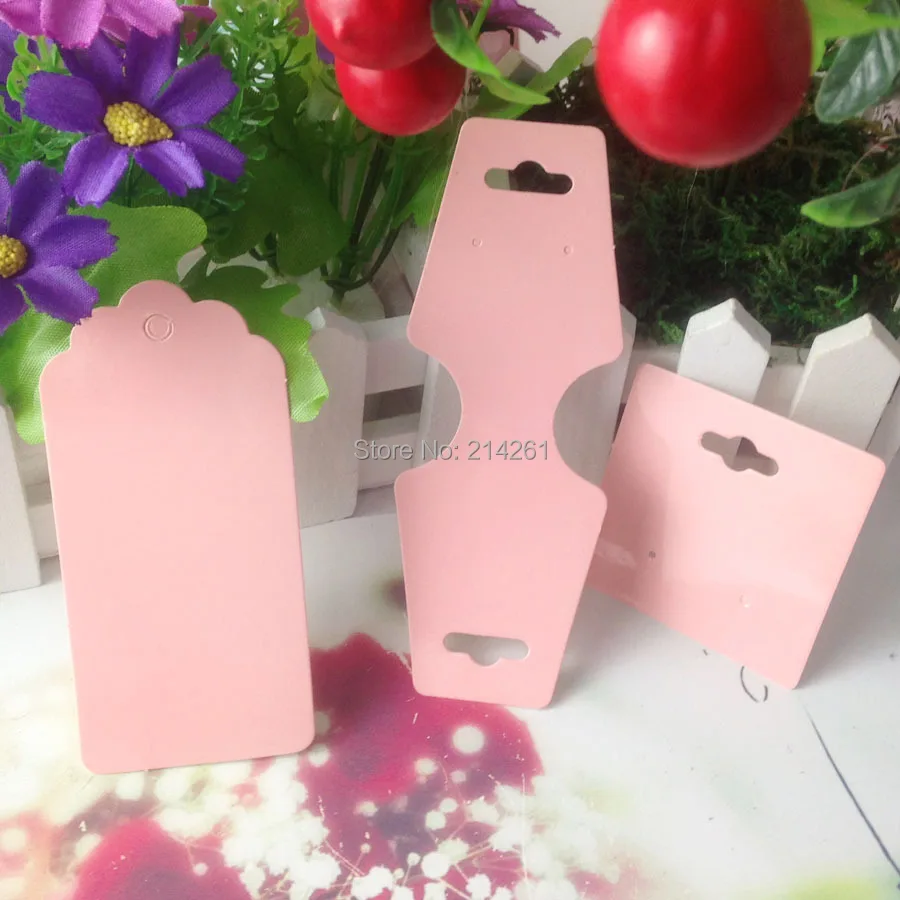 Розовый Diy ожерелье карта серьги подвешенная бирка 1 лот = 5 предметов комплект
