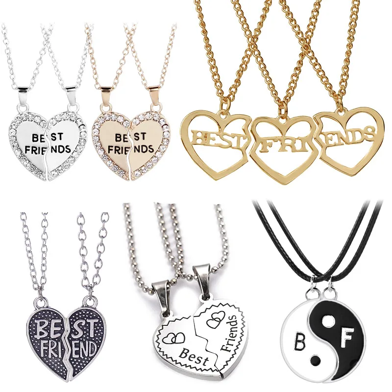 2019 модное ожерелье лучшие друзья подвеска bff сплав креативный подарок на день