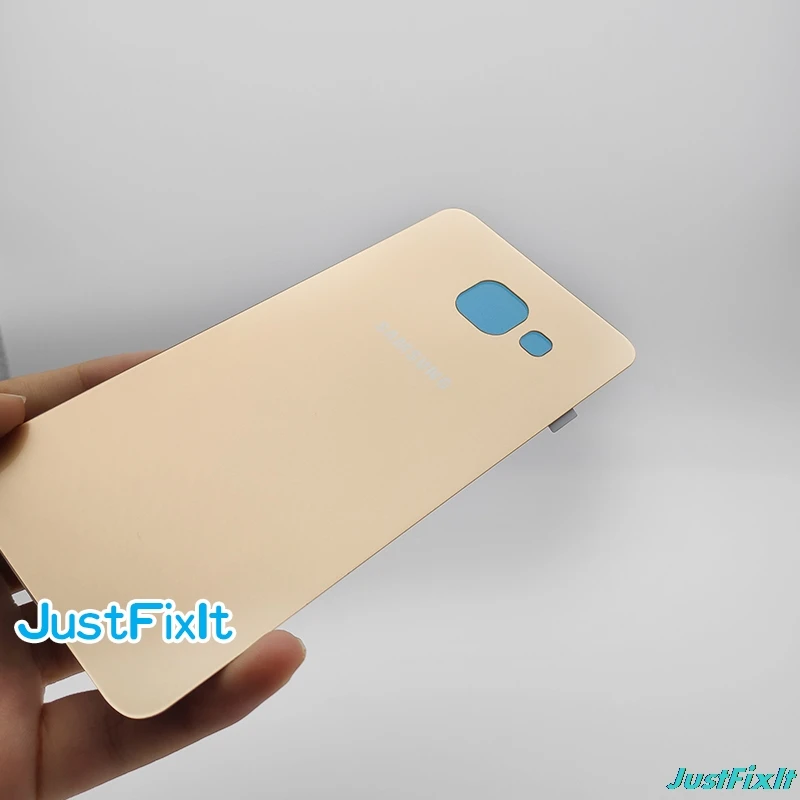 Для SAMSUNG Galaxy A3 2016 A310 A310F Задняя крышка батареи Дверь стеклянная Корпус чехол