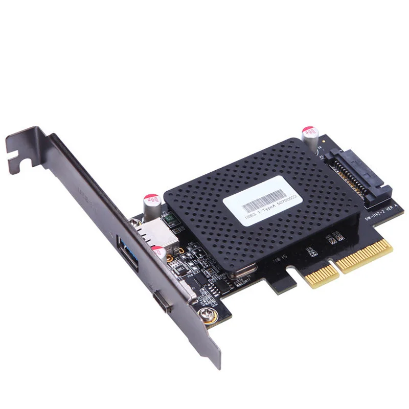 PCI express к USB 3 1 Type C + A расширительные карты Адаптеры карта 10 ГБ/сек. для настольных
