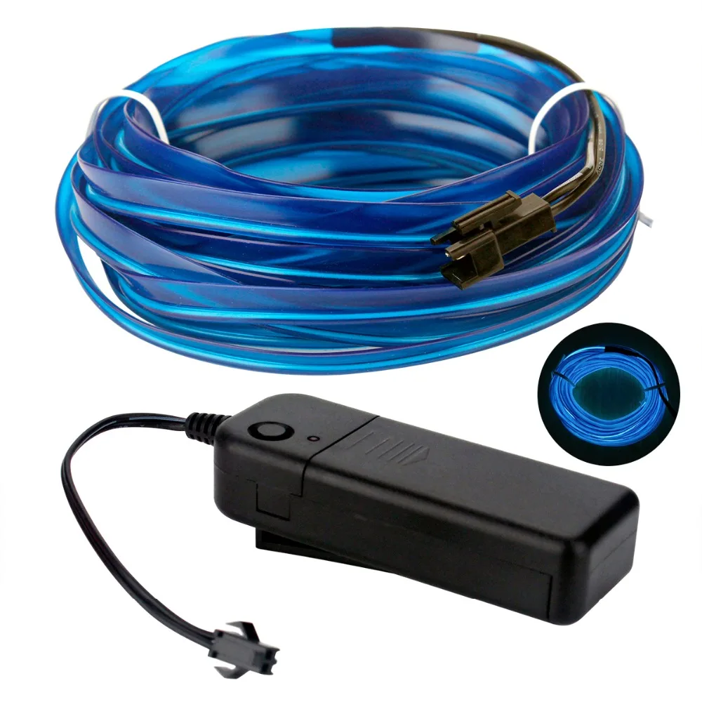 3 м неоновый свет Танцевальная вечеринка Декор Neon светодиодные лампы Гибкая EL