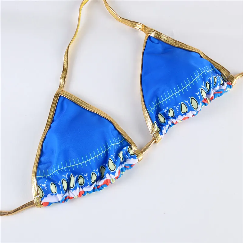 Новый Комфортно Женщин с Низкой Талией Бикини Установить Купальники Swimsuit