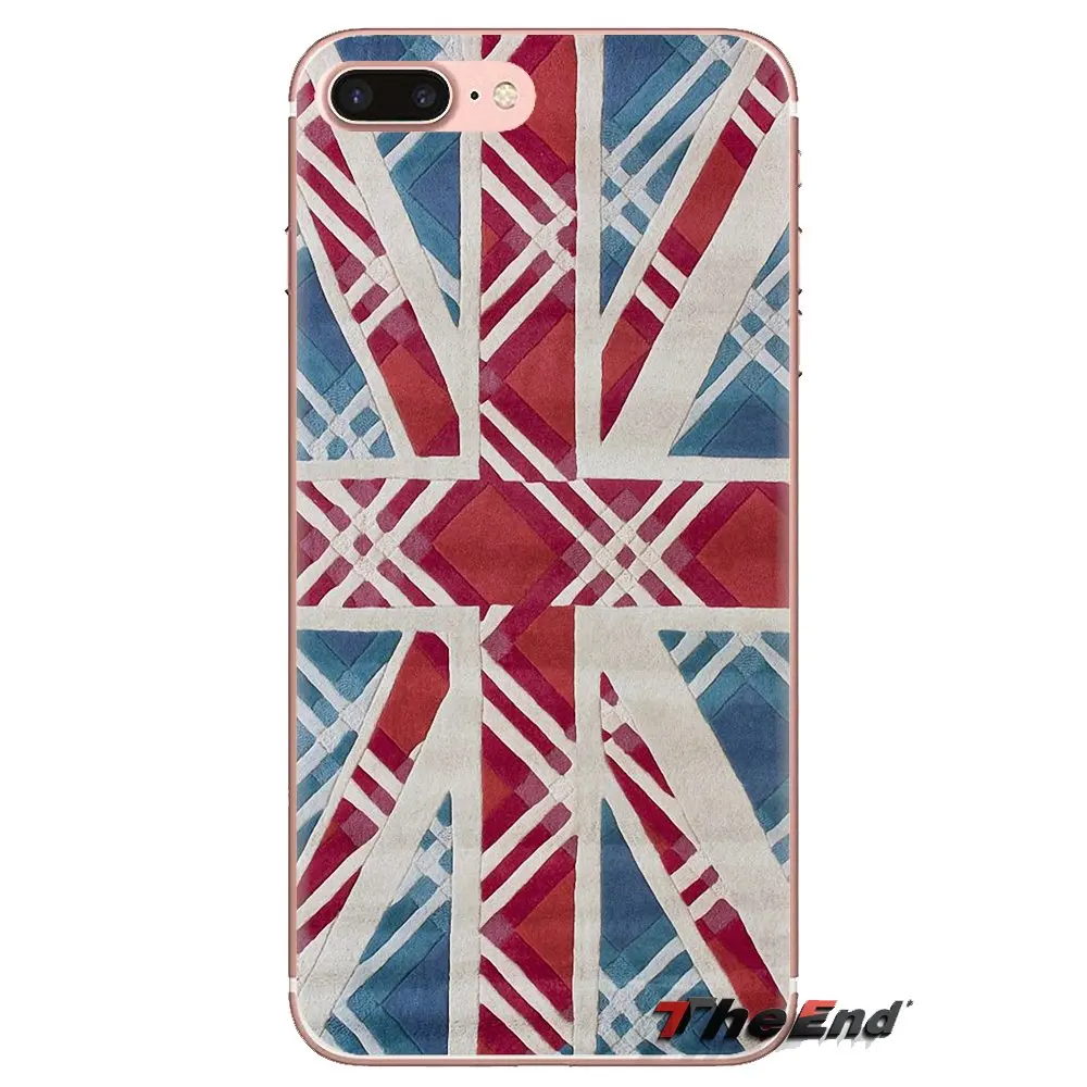 Англия Британский английский флаг прозрачные мягкие чехлы для Samsung Galaxy J1 J2 J3 J4 J5 J6 J7 J8 Plus 2018 Prime 2015 2016 2017 on.