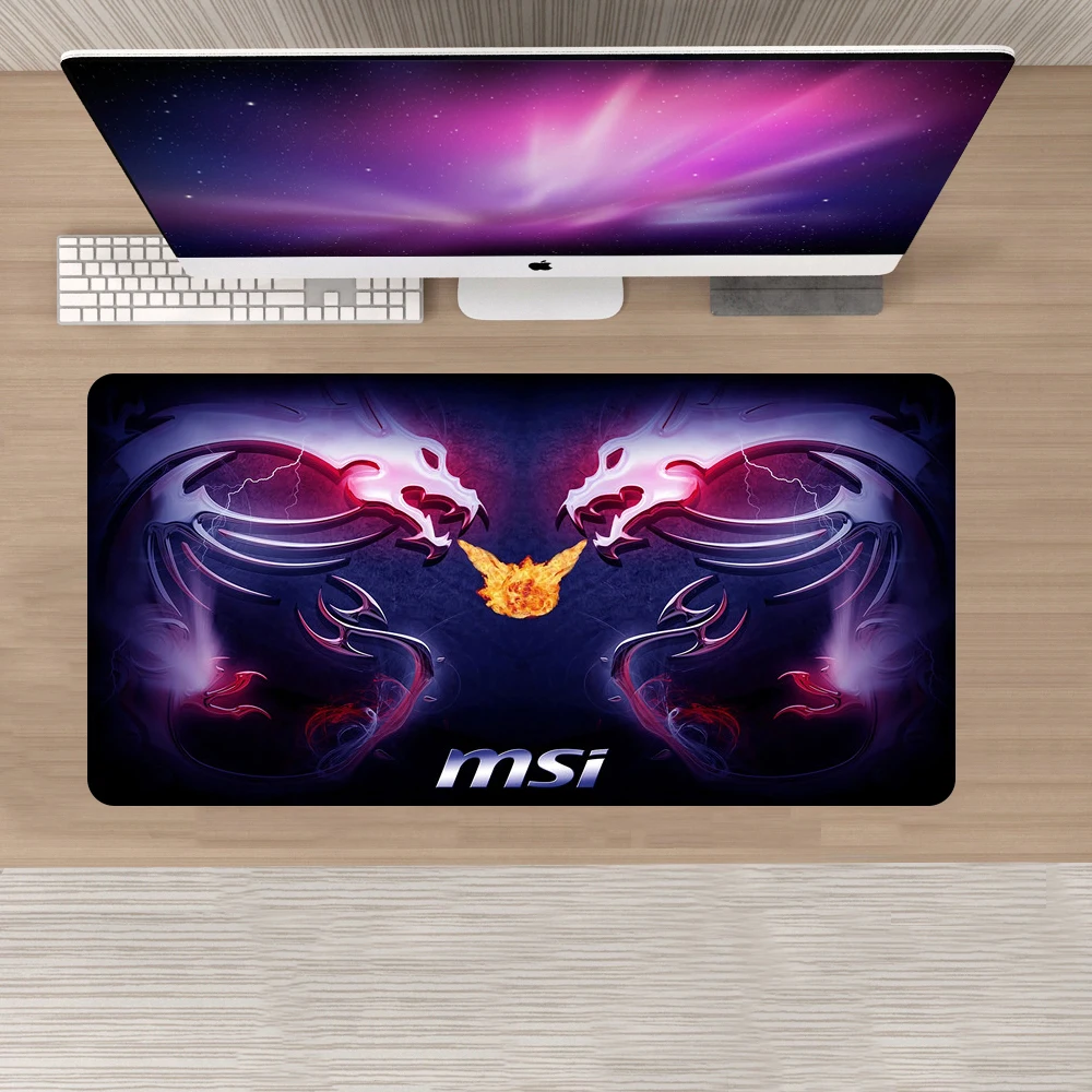Игровой коврик для мыши с логотипом Msi Dragon 60x30 см ноутбука XL игровой клавиатуры из