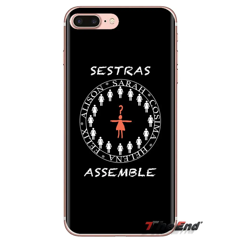 For Samsung Galaxy A3 A5 A7 A9 A8 Star A6 Plus 2018 2015 2016 2017 Soft Transparent Shell Covers Orphan Black Clone Club Poster |