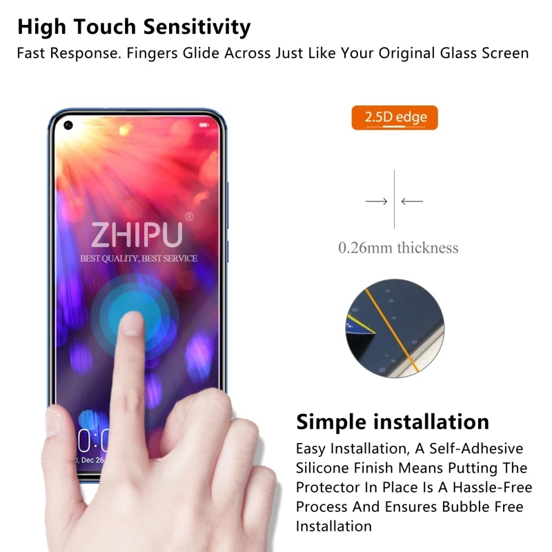 Закаленное стекло для huawei Honor View 20 V20 20Pro защита экрана закаленное стекло для Honor 20i 20s 20 Lite Защитная пленка