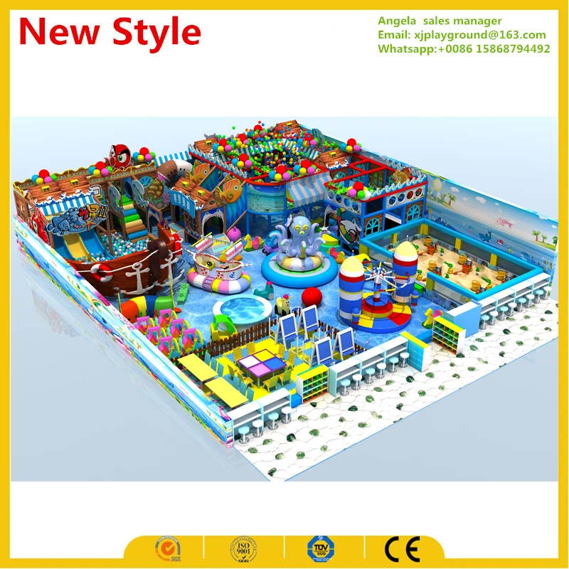 

2018 hottest game commercial used indoor playground equipment