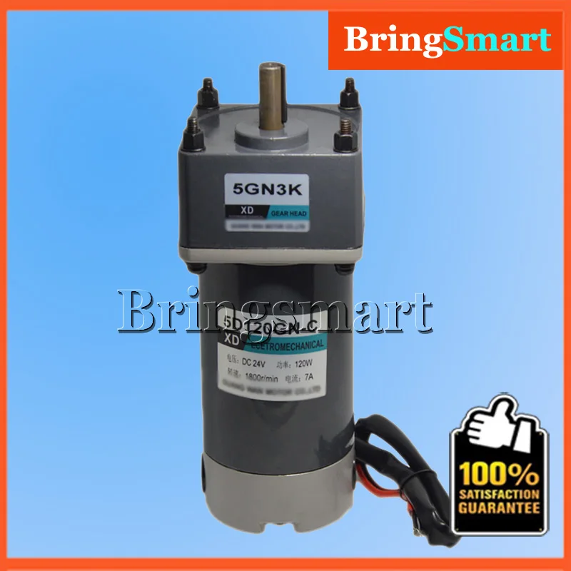 5D120GN C постоянный ток 12 Вольт магнит двигатель 24 вольт низкая скорость