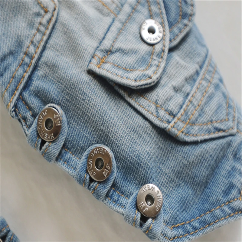 

2018 Spring Autumn New Fashion Women's Plus Size Loose Casual Wild Sleeveless Cowboy Top Female Shoulder Coat L0084