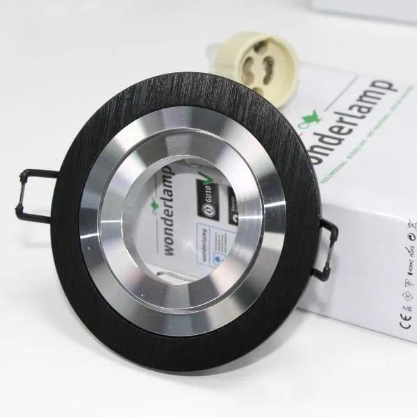 Фокус утопленный Классический круглый черный. Wonderlamp | Лампы и освещение
