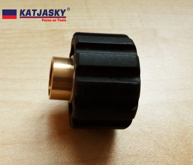 free shipping 100% copper adapter fit Karcher HDS pro washer gun foam washing gun connector Female thread G1/4
